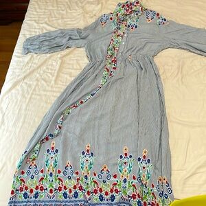 Cute blue floral dress.